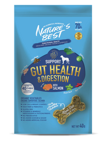 Nature’s Best Gut Health & Digestion Salmon Functional Snack for Dogs (40g)