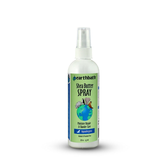 Earthbath Shea Butter Spray - Hypoallergenic for Dogs & Cats (8oz)