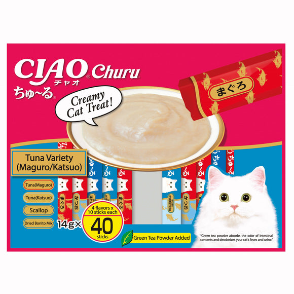 [CIS132] CIAO Tuna Maguro Jumbo Mix Treats for Cats (14gx40pcs)