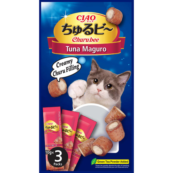 [CIB271N] Ciao Churu Bee Maguro Treats for Cats (10g x 3)