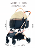 BNDC Pet Stroller 106 (Khaki)