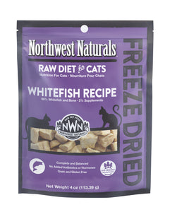 Northwest Naturals Whitefish Freeze Dried Raw Nibbles For Cats (11oz)