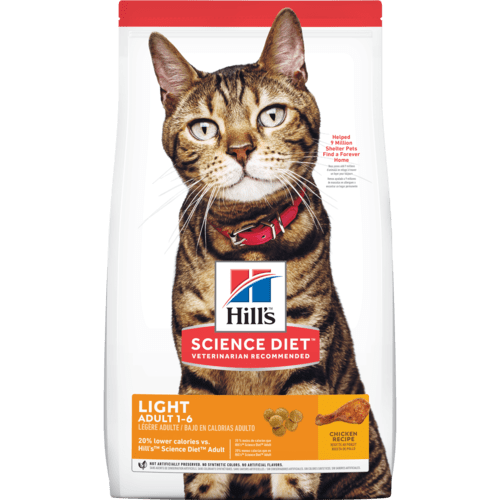 Hill's® Science Diet® Adult Light Dry Food for Cats (2 sizes)