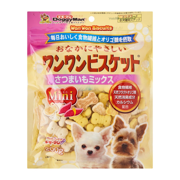 [DM-80290] DoggyMan Bowwow Mini Sweet Potato Biscuit for Dogs (200g)