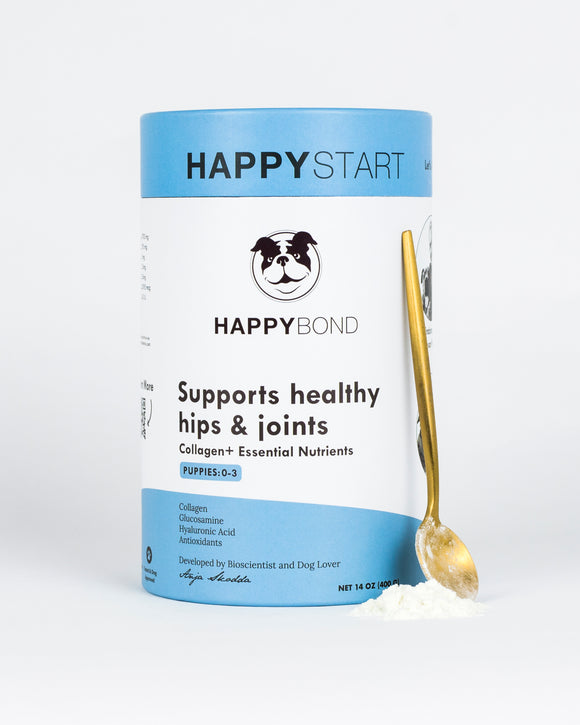 Happy Bond Happy Start Collagen Joint Supplement for Puppies (0-3) 400g