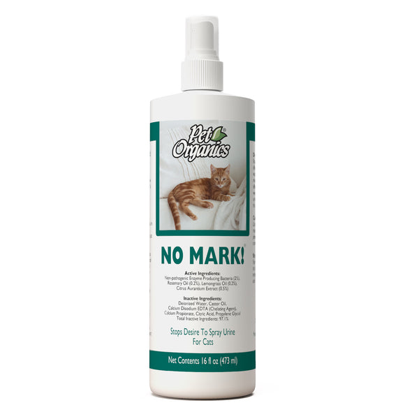 NaturVet Pet Organics No Mark! Stops Cat Desire to Urine Mark (16floz/473ml)