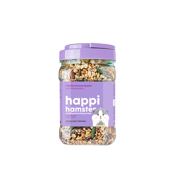 Happi Hamster Healthy Immune System Fortified Nutritional Diet (600g)