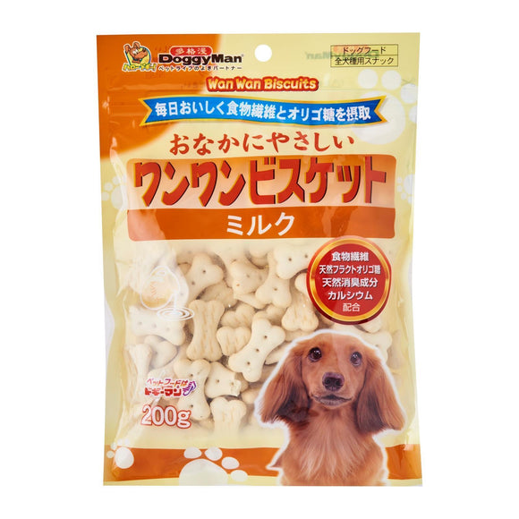 [DM-Z0803] DoggyMan Healthy Biscuit with Milk for Dogs (200g)