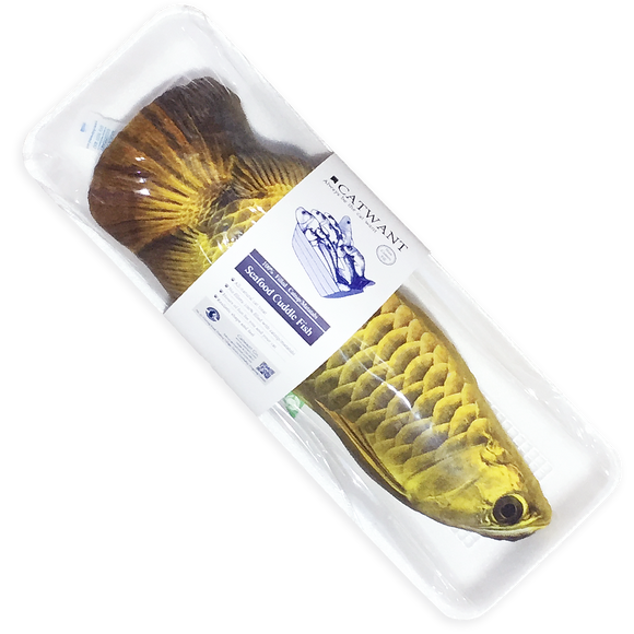 Catwant Seafood Cuddle Fish Plush Toy (Golden Dragon Fish)