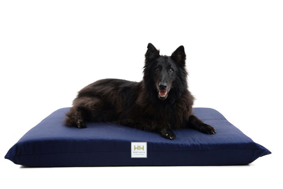 Henry Hottie Orthopedic Pet Beds - Navy (3 sizes)