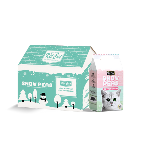 Kit Cat Snow Peas Antibacterial Clumping Cat Litter (Cotton Candy) 7L