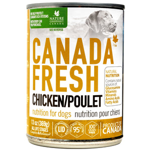 Canada Fresh Chicken Wet Canned Food for Dogs (13oz/369g)