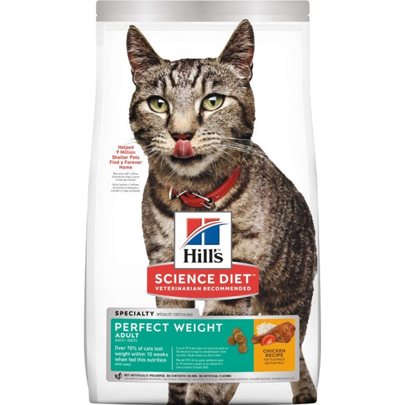Hill's® Science Diet® Adult Perfect Weight Cat Dry Food (2 sizes)