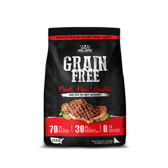 [Sample Size] Absolute Holistic Grain Free Dry Food (Pork & Peas) for Dogs