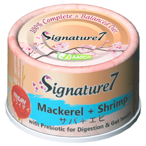 Signature 7 FRIDAY Mackerel + Shrimp Wet Food for Cats (70g)