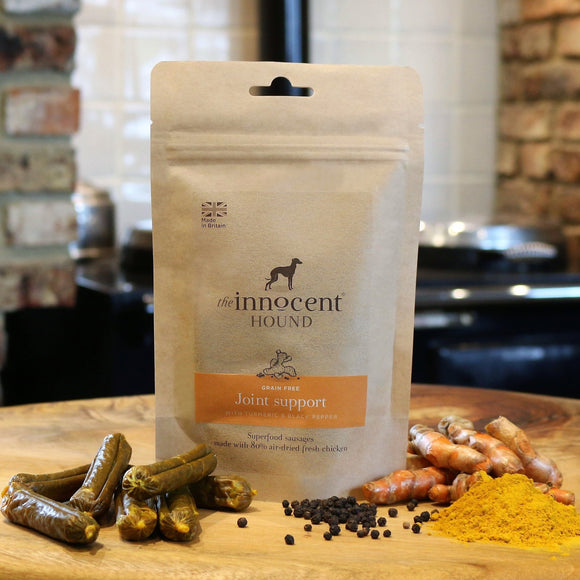 [1106] The Innocent Pet | The Innocent Hound Joint Support Sausages with Turmeric and Black Pepper for Dogs (10pcs)