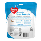 Love'em Pocket Puppy Rewards Beef Dog Treats 6x20g
