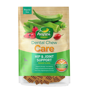 Happi Doggy Dental Chew (Hip & Joint Support) 2 sizes