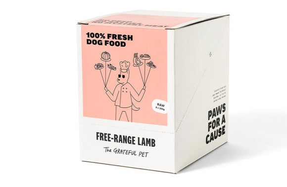 The Grateful Pet Raw Free-Range Lamb Dog Food (8 x 250g)