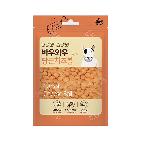 [BW1075] Bow Wow Carrot Cheese Ball Treats for Dogs (100g)