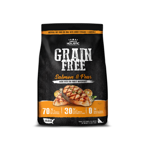 [Sample Size] Absolute Holistic Grain Free Dry Food (Salmon & Peas) for Dogs