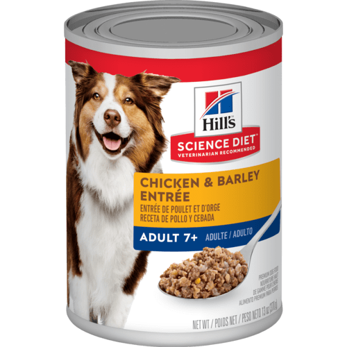 [7055] Hill's® Science Diet® Adult 7+ Chicken & Barley Entrée Dog Food (13oz)