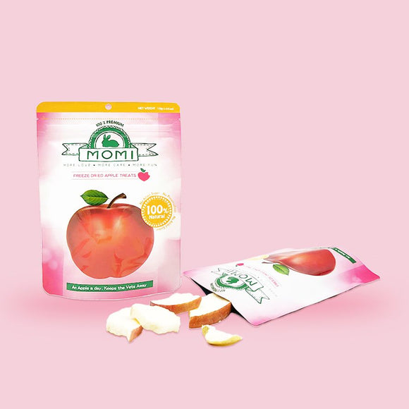 Momi Freeze Dried Apple Fruits for Rabbit (15g)