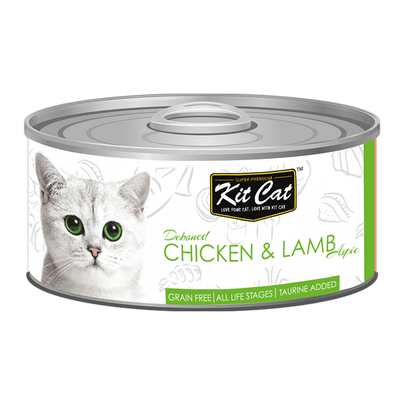 [1carton] Kit Cat Topper Series Canned Food (Chicken & Lamb) 80g x 24cans