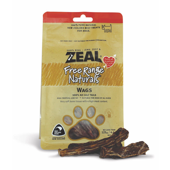 [Buy2Free1] Zeal Free Range Natural Wags Treats for Dogs (125g)