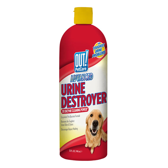 OUT! Pet Care Advance Urine Destroyer for Dogs & Cats (945 ml)