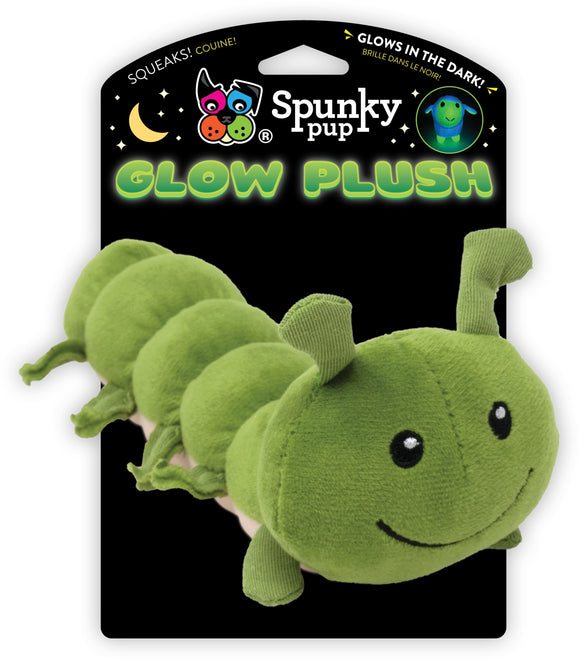 SpunkyPup Glow Plush Caterpillar (2 sizes)