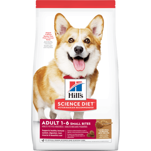 Hill's® Science Diet® Adult Small Bites Lamb Meal & Brown Rice Recipe Dry Food for Dogs (3 sizes)