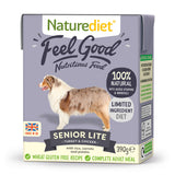 [Buy3free1] Naturediet Feel Good Nutritious Wet Food for Dogs (Senior Lite) 2 sizes