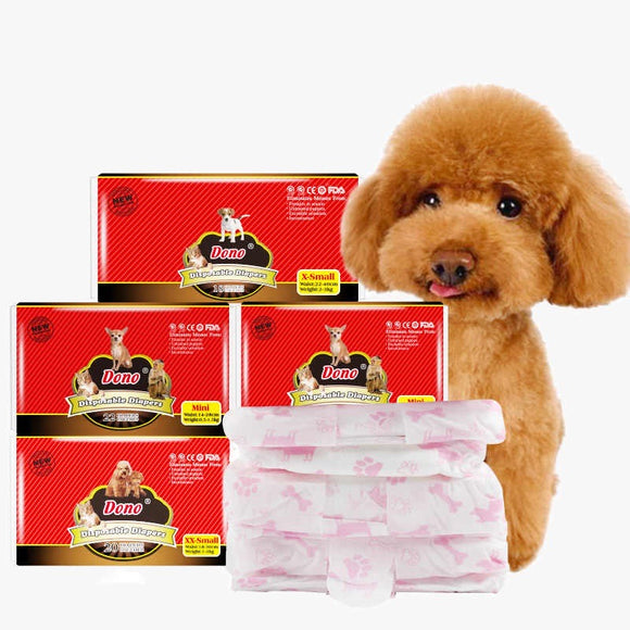 Dono Dispoable Female Dog Diaper (8 sizes)