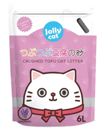 Jollycat Crushed Lavender Tofu Cat Litter (6L)