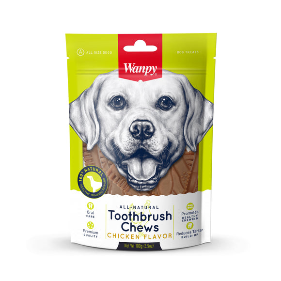 [WP-016] Wanpy Toothbrush Chews Chicken Flavors Dog Treats (100g)