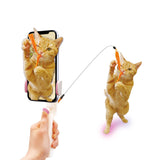 CattyMan Playful Cat Selfie Stick with Smartphone Holder