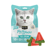 Kit Cat Party Packs Freeze Dried Treats for Cats - Ice Cream (35g)