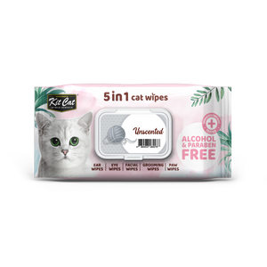 Kit Cat 5-in-1 Unscented Wet Wipes (80pcs/pack)
