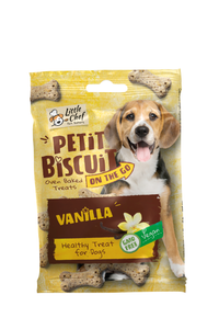 Little Chef Oven Baked Petit Vanilla Biscuit Treats for Dogs (2 sizes)