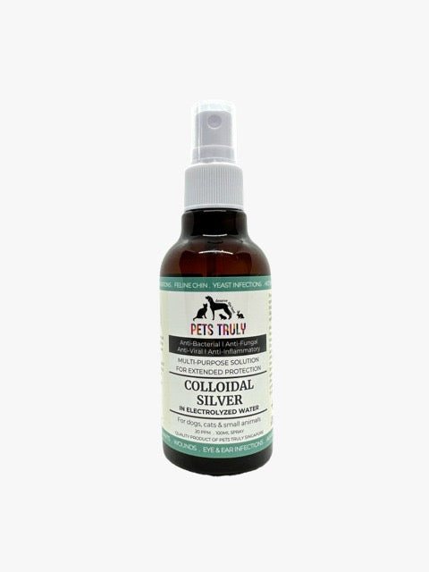 Pets Truly Colloidal Silver in Electrolyzed Water for Pets (100ml)