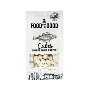 Food For The Good - Freeze Dried Cod Fish Cubes Cat & Dog Treats (50g)