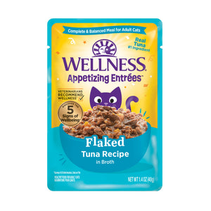 Wellness Appetizing Entrees Flaked Tuna Recipe Wet Cat Food (1.4oz)