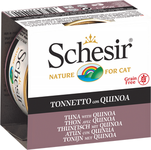 Schesir Can in Jelly (Tuna with Quinoa) for Cats (85g)