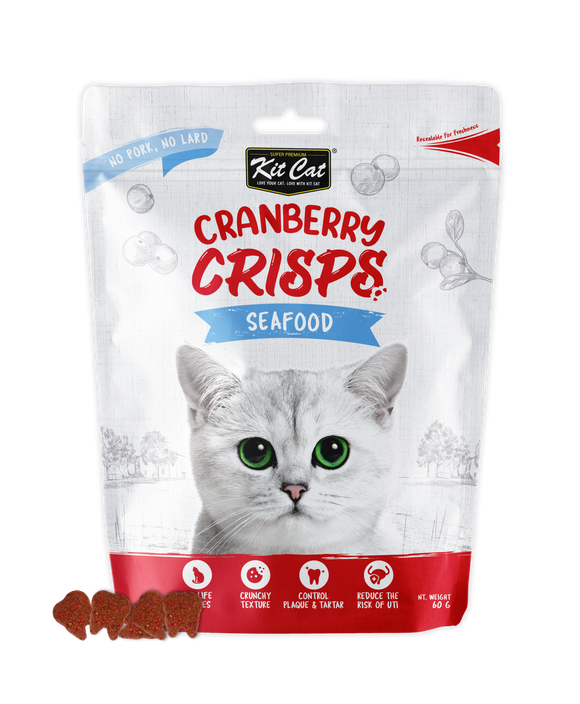 Kit Cat Cranberry Crisps Cat Treats - Seafood (20g)