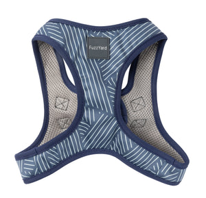 Fuzzyard Step In Harness - Thornbury Aegean Blue (6 sizes)