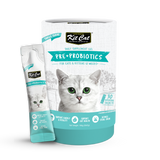 Kit Cat Daily Nutritional Supplement Gel For Cats & Kittens - Pre+Probiotic Care (Tub) | (5g x 30 sticks)