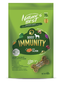 Nature’s Best Boost Immunity Salmon Functional Snack for Dogs (40g)