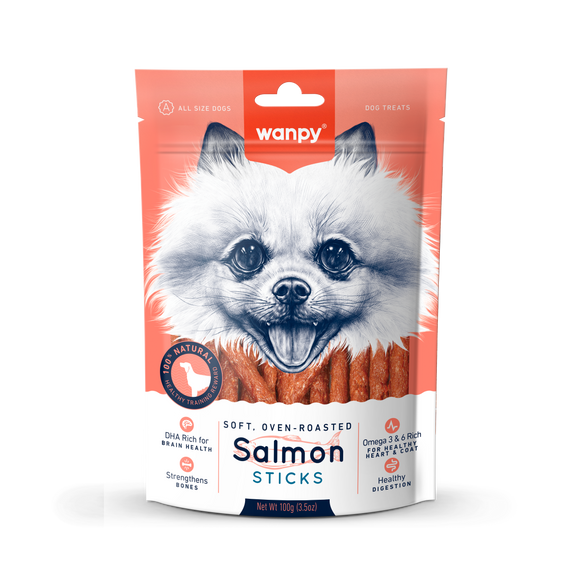 [Wan0016] Wanpy Soft Oven-Roasted Salmon Sticks (100g)