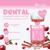 Altimate Pet Dental Chew Value Tub for Dogs - Cranberry (1200g)